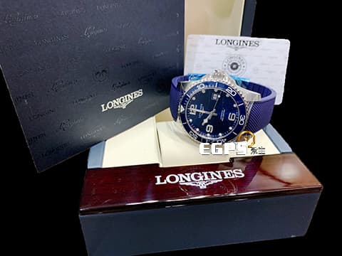 LONGINES 浪琴 Hydro Conquest 康卡斯 深海征服者 L37814969 藍色面盤 藍水鬼 陶瓷錶圈 浪鬼 不鏽鋼&nbsp;2019年保單&nbsp;台灣公司貨 自動腕錶 潛水錶 41mm