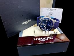 LONGINES 浪琴 Hydro Conquest 康卡斯 深海征服者 L37814969 <font color="#136aa0">藍色面盤 藍水鬼 陶瓷錶圈</font> 浪鬼 不鏽鋼&nbsp;<font color="#FF0000">2019年保單</font>&nbsp;<font color="#ff0000">台灣公司貨</font> 自動腕錶 潛水錶 41mm