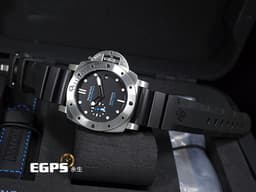 PANERAI 沛納海 Luminor Submersible PAM973 三日鍊 <font color="#4169e1">藍色小秒針</font> PAM00973 <font color="#FF0000"> 2020年保卡 台灣公司貨</font>&nbsp;不鏽鋼材質 潛水錶 自動上鍊 42mm