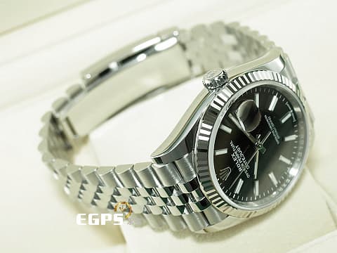 ROLEX 勞力士 Datejust 36 蠔式日誌型 126234 經典 DJ36 經典三角坑紋外圈&nbsp;2024年保卡 紀念型（Jubilee）五銖錶帶 自動上鍊 36mm
