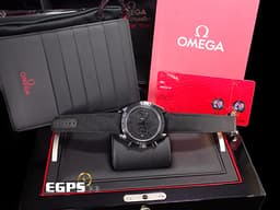OMEGA 歐米茄 Speedmaster 超霸 31192445101005 計時碼表 <font color="#05f0f0">黑色陶瓷材質&nbsp;月之暗面「黑黑腕錶」</font><font color="#FF0000">2021年台灣公司貨</font> 同軸擒縱 自動上鏈 44.25mm