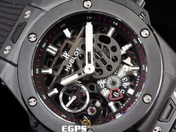 HUBLOT 宇舶 Big Bang 大爆炸 MECA-10 Black Magic 45 <font color="#5c5c5c">黑色魔力&nbsp;黑陶瓷</font>&nbsp;414.CI.1123.RX <font color="#fa00fa">十日鍊&nbsp;特殊三方動能顯示</font> 鏤空面盤 <font color="#FF0000">2023年電子保單</font>&nbsp;手上鍊 45mm