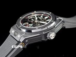 HUBLOT 宇舶 Big Bang 大爆炸 MECA-10 Black Magic 45 <font color="#5c5c5c">黑色魔力&nbsp;黑陶瓷</font>&nbsp;414.CI.1123.RX <font color="#fa00fa">十日鍊&nbsp;特殊三方動能顯示</font> 鏤空面盤 <font color="#FF0000">2023年電子保單</font>&nbsp;手上鍊 45mm