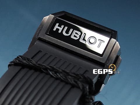 HUBLOT 宇舶 Big Bang 大爆炸 MECA-10 Black Magic 45 黑色魔力&nbsp;黑陶瓷&nbsp;414.CI.1123.RX 十日鍊&nbsp;特殊三方動能顯示 鏤空面盤 2023年電子保單&nbsp;手上鍊 45mm