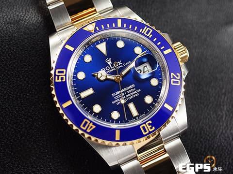 ROLEX 勞力士 Submariner 潛航者 126613LB 陶瓷框 126613 LB 半金款 藍水鬼 2024年保單 3235新機芯 潛水錶 自動上鍊 41mm