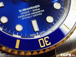 ROLEX 勞力士 Submariner Date 蠔式 潛航者 126613LB <font color="#0080FF">藍水鬼 藍色陶瓷錶圈</font> 126613 LB <font color="#f5dea8">半金款 18K黃金</font> 潛水錶 <font color="#FF0000">2024年保卡</font> 自動上鍊 41mm