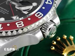 ROLEX 勞力士 GMT-Master II 格林威治型 126710 BLRO 陶瓷<font color=#EA0000>紅</font><font color=#4169e1>藍</font>雙色框 126710BLRO 兩地時區 <font color=#FF0000>Pepsi 百事圈 可樂圈 2022年保卡 蠔式（Oyster）三板錶帶</font> 自動上鍊 40mm