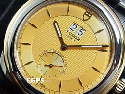 TUDOR 帝舵 GLAMOUR DOUBLE DATE  M57103-0003   半金 金色面盤 <font color=#FF0000>2024年新式保卡 半金腕錶超值首選款</font> 透明表背 自動上鍊 42mm