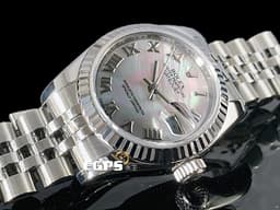 ROLEX 勞力士 Datejust 179174 DJ26 不鏽鋼材質&nbsp;<font color="#05f0f0">珍珠貝母面盤 紀念型錶帶</font>&nbsp;<font color="#ff0000">台灣公司貨</font> 自動上鍊 26mm
