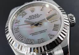 ROLEX 勞力士 Datejust 179174 DJ26 不鏽鋼材質&nbsp;<font color="#05f0f0">珍珠貝母面盤 紀念型錶帶</font>&nbsp;<font color="#ff0000">台灣公司貨</font> 自動上鍊 26mm