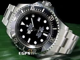 ROLEX 勞力士 Sea-Dweller DEEPSEA 蠔式 海使者 深海 116660 水鬼王 黑鬼王 <font color="#2d58be">深潛3900米</font> 不鏽鋼&nbsp;黑色陶瓷錶圈<font color="#ff0000"> 2017年保單 </font>排氦氣閥 潛水錶 自動上鍊 44mm