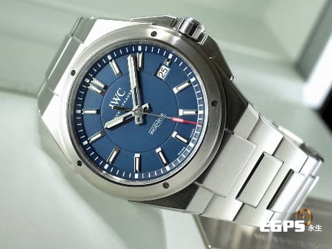 IWC 萬國 INGENIEUR 工程師系列  IW323909 不鏽鋼材質&nbsp;勞倫斯體育公益基金會 藍色面盤&nbsp;特別款 限量1500只&nbsp;自動上鍊 40mm