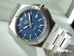 IWC 萬國 INGENIEUR 工程師系列  IW323909 不鏽鋼材質&nbsp;<font color="#05f0f0">勞倫斯體育公益基金會 藍色面盤</font>&nbsp;<font color="#ff0000">特別</font><font color="#FF0000">款 限量1500只&nbsp;</font>自動上鍊 40mm