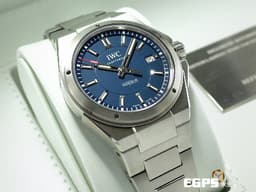 IWC 萬國 INGENIEUR 工程師系列  IW323909 不鏽鋼材質&nbsp;<font color="#05f0f0">勞倫斯體育公益基金會 藍色面盤</font>&nbsp;<font color="#ff0000">特別</font><font color="#FF0000">款 限量1500只&nbsp;</font>自動上鍊 40mm