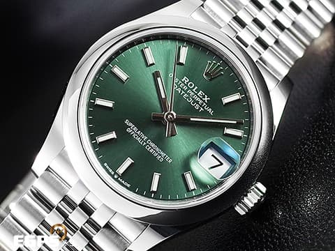 ROLEX 勞力士 Datejust 31 經典 蠔式日誌型 278240 薄荷綠色面盤 DJ31 不鏽鋼 2026年保卡 紀念型（Jubilee）五銖錶帶 自動上鍊 31mm
