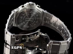 BVLGARI 寶格麗 BULGARI Diagono系列 Tachymetric Chronograph 計時碼錶 CH40STA 不鏽鋼材質 <font color="#05f0f0">灰白熊貓計時面盤</font>&nbsp;自動上鍊 40mm