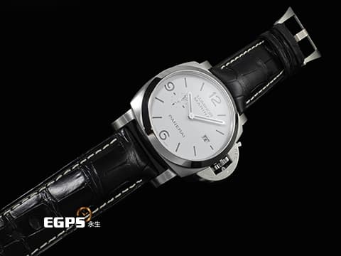 PANERAI 沛納海 Luminor Marina PAM3314 PAM03314 不鏽鋼材質 白色面盤 PAM快速裝卸系統™&nbsp;2026年保卡&nbsp;自動上鍊 44mm