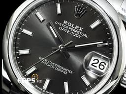 ROLEX 勞力士 Oyster Perpetual Datejust 31 蠔式恆動 278240 不鏽鋼材質 <font color=#ffffff>經典灰色面盤</font> <font color=#FF0000>2025年新式保卡 </font> <font color=#FFFF00>蠔式三節錶帶 </font> 自動上鍊 31mm