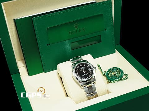 ROLEX 勞力士 Oyster Perpetual0 Datejust 31 蠔式恆動 278240 不鏽鋼材質 經典黑色羅馬面盤黑色面盤 羅馬時標，蠔式三節錶帶2024年新式保卡 自動上鍊 31mm