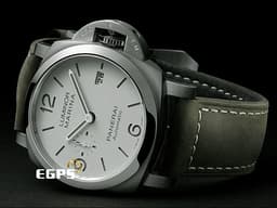 PANERAI 沛納海 Luminor Marina PAM01314 不鏽鋼材質 PAM1314 <font color=#FFFFFF>白色經典三明治面盤、銀雪灰夜光指針、時標</font> <font color=#f8a3c0> 送你1314，愛你一生一世，男生女生皆合適</font> <font color=#ff0000> 2024年單新式保卡 </font> 自動上鍊 44mm