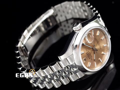 ROLEX 勞力士 Datejust 31 蠔式日誌型 278240 粉紅色錶面盤 經典 DJ31 不鏽鋼 2024年保單 紀念型（Jubilee）五銖錶帶 自動上鍊 31mm