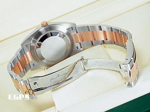 ROLEX 勞力士 Datejust DJ41 126331G 不鏽鋼&amp;18K玫瑰金材質 半金款  2020年新式綠卡  巧克力色面盤 原廠鑲嵌鑽石時標 自動上鏈 41mm