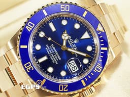 ROLEX 勞力士 Submariner 潛航者 126618LB <font color=#2828FF>藍色面盤 </font> 藍水鬼 陶瓷框 18K黃金 <font color=#FF0000>2024年保單</font> 126618 LB <font color=#FFFF33>歡迎各路錶友以 RM、PP、AP、勞力士 來店交換，本店將以最高價評估～</font> 潛水錶 自動上鍊 41mm