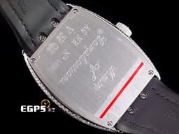 Franck Muller 法蘭穆勒 FM Vanguard Lady V32 黑色 <font color="#FF0000">精鑲鑽石，滿天星鑽石面盤</font> 不鏽鋼材質 石英腕錶 32x42.3mm