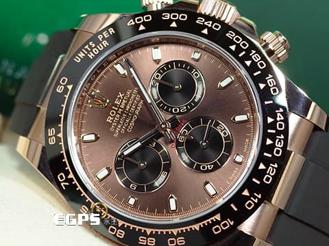 ROLEX 勞力士 Daytona 迪通拿 116515LN 陶瓷框 18K永恆玫瑰金材質&nbsp;巧克力色 熊貓面盤 2019年保卡&nbsp;自動上鍊 40mm