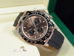 ROLEX 勞力士 Daytona 迪通拿 116515LN 陶瓷框 18K永恆玫瑰金材質&nbsp;<font color="#f8ae7c">巧克力色 熊貓面盤</font><font color="#FF0000"> 2019年保卡&nbsp;</font>自動上鍊 40mm