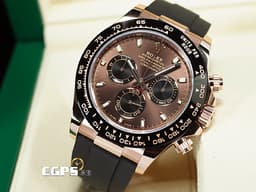 ROLEX 勞力士 Daytona 迪通拿 116515LN 陶瓷框 18K永恆玫瑰金材質&nbsp;<font color="#f8ae7c">巧克力色 熊貓面盤</font><font color="#FF0000"> 2019年保卡&nbsp;</font>自動上鍊 40mm