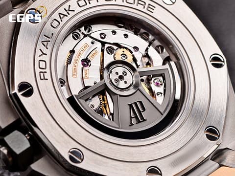 Audemars Piguet 愛彼 AP錶 Royal Oak Offshore 皇家橡樹 離岸型 26400SO.OO.A335CA.01 藍色陶瓷圈 藍色熊貓面盤 ROO 計時碼表 不鏽鋼 26400 SO 藍迷彩 大熊貓 限量400只 2019年新式保卡 自動上鏈 44mm