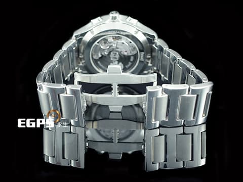 PIAGET 伯爵 Polo Chronograph 計時碼錶 G0A41006 藍色條紋錶盤 不鏽鋼 2026年保單 自動上鍊 42mm