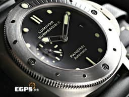 PANERAI 沛納海 LUMINOR SUBMERSIBLE PAM305 鈦金屬材質 PAM00305 潛水錶 自動上鍊 <font color=#FF0000>台灣公司貨 絕版鈦金屬材質沛納海潛水錶 大隻佬專用</font> 47mm