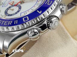 ROLEX 勞力士 Yacht-Master II 遊艇名仕 116680 <font color="#FF0000">絕版增值中~ 停產~~~ 2023年保單 新式保卡  新款賓士指針 </font> <font color="#869edd"> 藍色陶瓷錶圈 </font> 帆船倒數計時 不鏽鋼錶款 陶瓷框  44mm