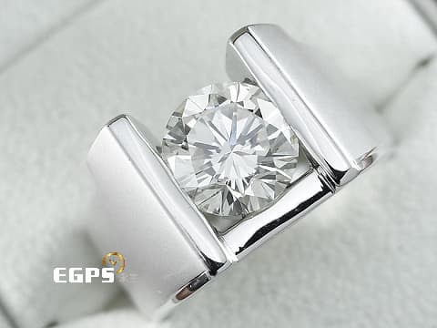 天然真鑽 鑽石戒指  主石重3.70CT K金鑽戒 白K金材質  男戒 鑽戒