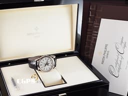 Patek Philippe 百達翡麗 PP錶 Complications Annual Calendar 複雜功能時計 5396G-001 年曆錶 月相盈虧 18K白金材質 <font color=#FF0000>2021年台灣公司貨</font> 5396 G 自動上鍊 38.5mm