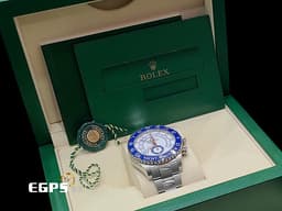 ROLEX 勞力士 Yacht-Master II 遊艇名仕 116680 <font color="#FF0000">絕版增值中~ 停產~~~ 2023年保單 新式保卡  新款賓士指針 </font> <font color="#869edd"> 藍色陶瓷錶圈 </font> 帆船倒數計時 不鏽鋼錶款 陶瓷框  44mm