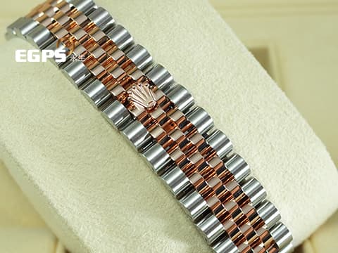 ROLEX 勞力士 DATEJUST LDAY 278271 巧克力色面盤 蠔式 玫瑰金半金款  2021年保單  原廠鑽石時標 紀念型五格鏈節錶帶款  自動腕錶 31mm
