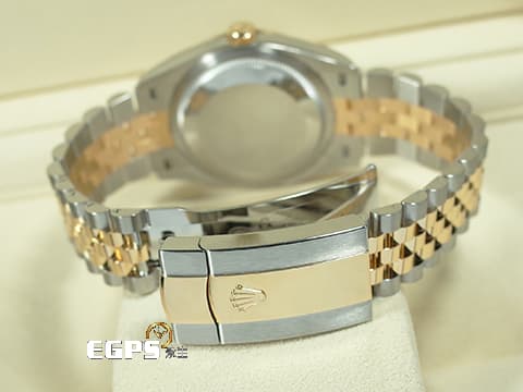 ROLEX 勞力士 蠔式 Datejust DJ36 126233 18K黃金&amp;蠔式鋼&nbsp;經典白色面盤搭配黃金太陽坑紋錶圈&nbsp;2025年保卡 五銖鏈帶款 自動上鏈 36mm