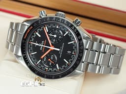 OMEGA 歐米茄 Speedmaster 超霸 <font color="#fdae26">RACING 賽車 賽車風格面盤設計</font> 計時碼錶 32932445101001 同軸擒縱 <font color="#FF0000">2018年保卡</font>&nbsp;大師天文台 自動上鏈 44.25mm