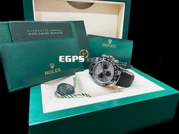 ROLEX 勞力士 Daytona 116519LN 迪通拿 白K金材質 116519 LN 陶瓷圈 梁家灰 <font color=#ADADAD>灰色熊貓面盤</font> <font color=#FF0000>2023保單</font></font> 計時碼表 <font color=#FFFF33> 此錶歡迎各路錶友以 PP、AP、勞力士 來店交換，本店將以最高價評估～</font>自動上鍊 40mm