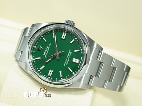 ROLEX 勞力士 Oyster Perpetual 36 經典 蠔式恆動型 126000
綠色面盤 OP36 不鏽鋼 2024年保單 自動上鍊 36mm