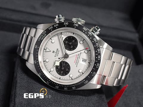 TUDOR 帝舵 Heritage Black Bay Chrono 79360N 碧灣 計時碼錶 2025年保卡、最熱門、最搶手的白熊貓面盤，MT5813自製機芯 自動上鍊 41mm
