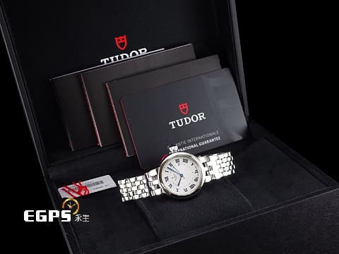 TUDOR 帝舵 M35500-0001 CLAIR DE ROSE 不鏽鋼材質 白色面盤 羅馬數字時標&nbsp;2026年保卡&nbsp;自動上鍊 30mm