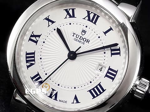 TUDOR 帝舵 M35500-0001 CLAIR DE ROSE 不鏽鋼材質 白色面盤 羅馬數字時標&nbsp;2026年保卡&nbsp;自動上鍊 30mm
