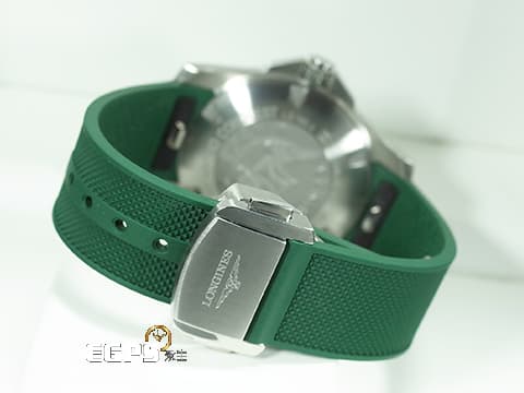 LONGINES 浪琴 Hydro Conquest 康卡斯 深海征服者 L37854066 浪鬼 綠色陶瓷圈、陶瓷拉絲面盤 綠水鬼 不鏽鋼 專賣店特別版 附原廠快拆式橡膠錶帶 2021年台灣公司貨 潛水錶 自動上鍊 41mm