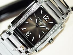 PATEK PHILIPPE 百達翡麗 PP錶 Twenty-4 4910/1200A-010<font color="#fdf2d3"> 原廠鑲鑽  咖啡色面盤</font> <font color="#FF0000"> 2025年保單 受女士歡迎的百達翡麗系列</font> 石英女錶 25x30mm