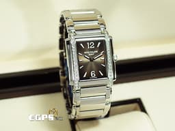 PATEK PHILIPPE 百達翡麗 PP錶 Twenty-4 4910/1200A-010<font color="#fdf2d3"> 原廠鑲鑽  咖啡色面盤</font> <font color="#FF0000"> 2025年保單 受女士歡迎的百達翡麗系列</font> 石英女錶 25x30mm