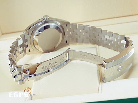 ROLEX 勞力士  Datejust  126234  2025年保單 白色羅馬時標面盤  18K白金 太陽框 自動上鍊 36mm